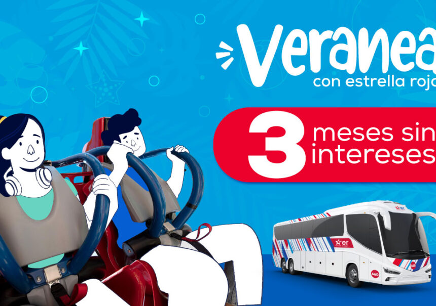 Veranea en los mejores parques de diversión con Estrella Roja.