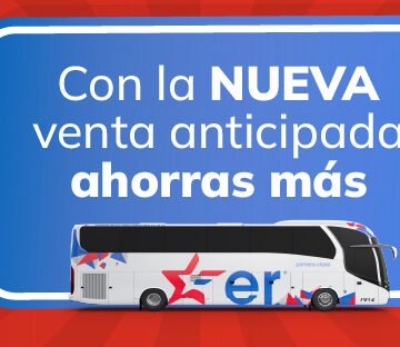 Venta anticipada estrella roja, viajes con 50% de descuento.