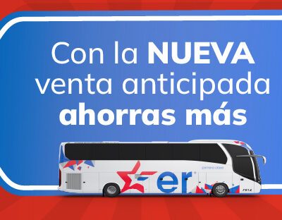 Venta anticipada estrella roja, viajes con 50% de descuento.