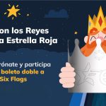 Viaja, corónate y participa por un boleto doble a Six Flags
