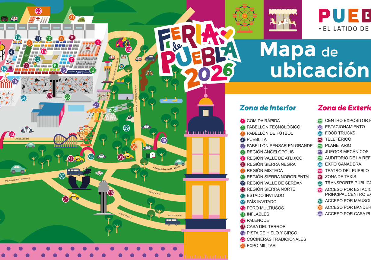 Un beneficio para quienes nos visitan en la Feria de Puebla 2026